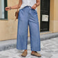 Loose-fitting Ankle-length Pants Multi-color Thin And Drapey