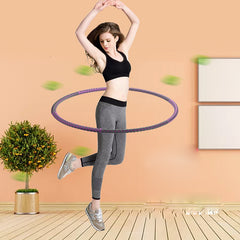 Removable Stainless Steel Sports Hoop Fitness Circle Lose Weight Home Bodybuilding Exercise Crossfit Workout Fitness Equipment