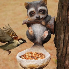 Bird Feeder Drinkers Bowls Yard Garden Decor Squirrel Tree Hugger Outdoor Pet Feeding Tools Birds Accessories Garden Ornaments