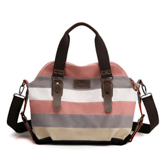 Canvas Bag Women's Single Shoulder Diagonal Portable Large Capacity