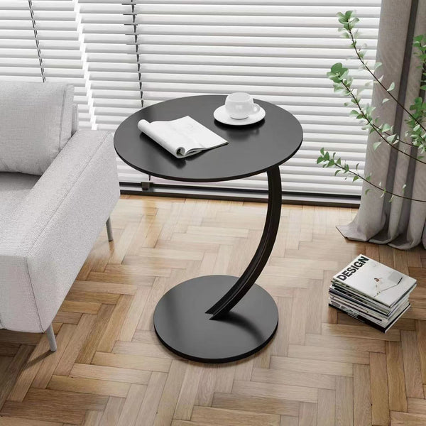 Round Small Coffee Table Living Room Sofa Side Table Bedroom Bedside Table Bedside Table Small Table Movable Coffee Table