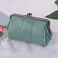 Winter solid color soft face sheepskin hand bag cross border fashion women's shelf two fold bag