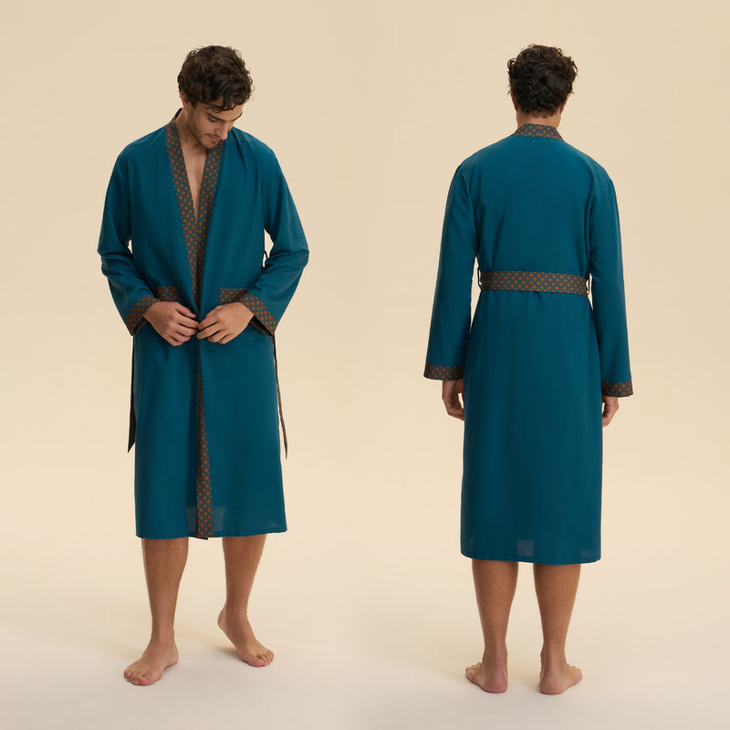 Loose Casual Middle Eastern-style Single Nightgown For Couples Long Cloud-shaped Cotton Loungewear