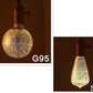 LED Light Bulb 3D Decoration Bulb Firework 110 220V ST64 G95 G80 G125 A60 Bottle Heart Holiday Lights Novelty Christmas Lamp