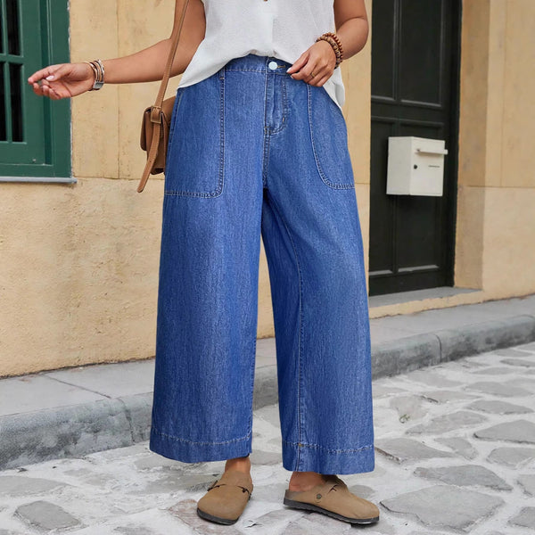 Loose-fitting Ankle-length Pants Multi-color Thin And Drapey