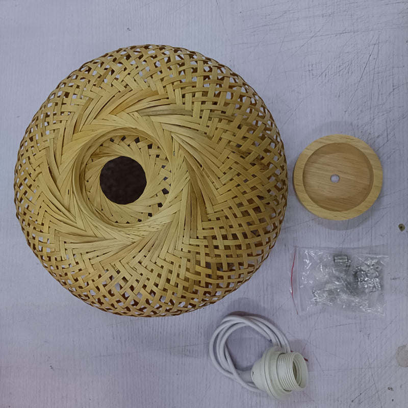 Bamboo Woven Simple Japanese Creative Pastoral Chandelier