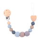 Products Hemu Pacifier Clip Comfort Baby Big Woolen Yarn Ball DIY Bite Molar Fork Drop-Preventing Chain