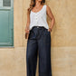 Loose-fitting Ankle-length Pants Multi-color Thin And Drapey