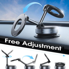2026 Upgraded Vacuum Magnetic Car Phone Holder 360° Reinforced 96LBS Ultra Suction Cup Phone Mount for MagSafe Cell Phone Holders for Your Car/Gym/Mirror Mount for iPhone & Android