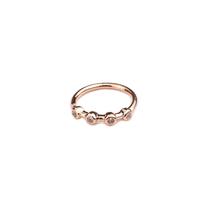 Nose Piercing Body Jewelry Ring Tiny Flower Helix