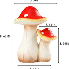 Garden Villa Garden Outdoor Resin Mushroom Decoration
