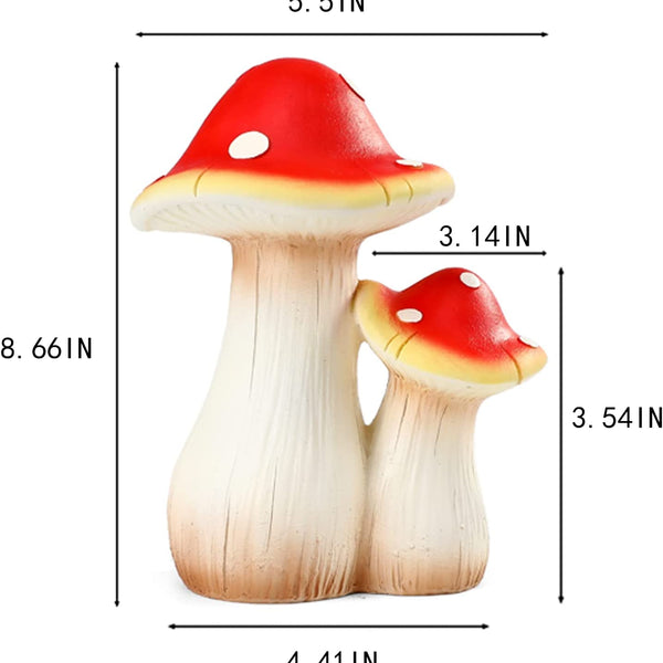 Garden Villa Garden Outdoor Resin Mushroom Decoration