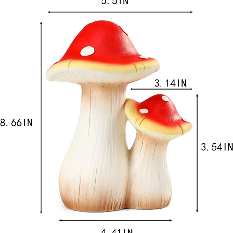 Garden Villa Garden Outdoor Resin Mushroom Decoration