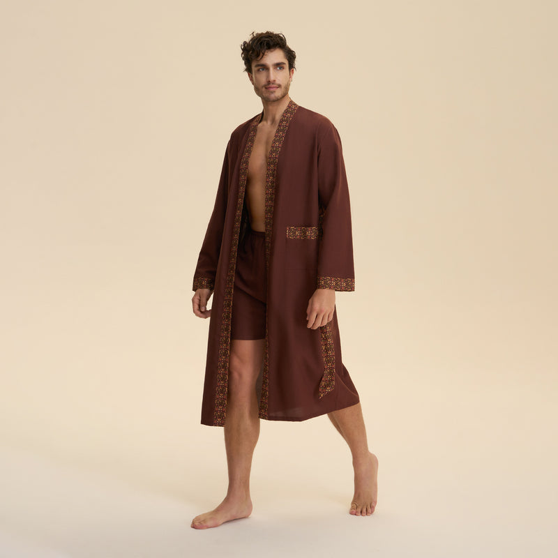 Loose Casual Middle Eastern-style Single Nightgown For Couples Long Cloud-shaped Cotton Loungewear