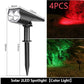 Solar Spotlights Outdoor Garden Lawn