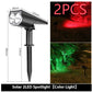 Solar Spotlights Outdoor Garden Lawn