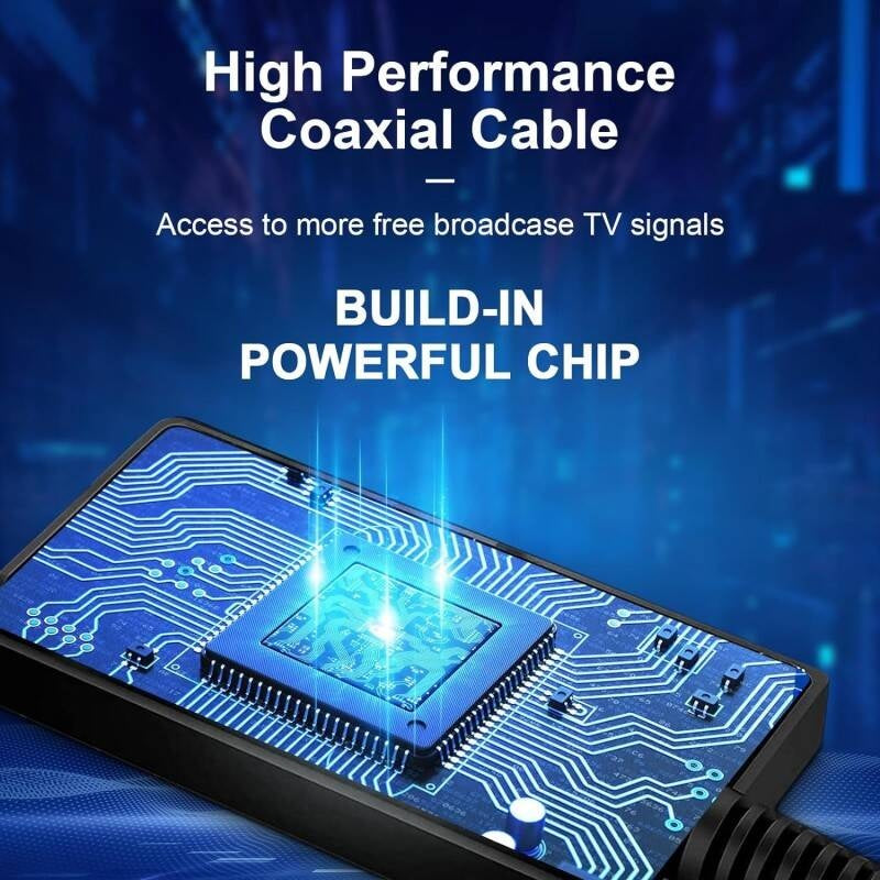 Most Powerful Indoor TV Aerial  Best Indoor TV Aerial For Digital Freeview With Booster  Digital Indoor Aerial 250 Miles Long Range  Smart Signal Tech For Indoor TV Aerials With Strong Signal UK