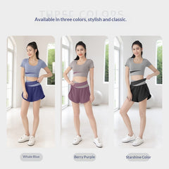 Anti-exposure High-waist Three-quarter Pants Outdoor Yoga Pants