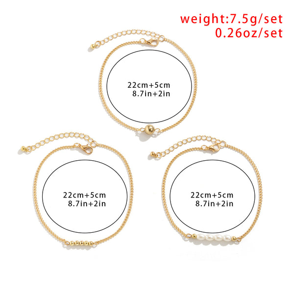 Jewelry Temperament Simple Beach Beaded Set Foot Accessories