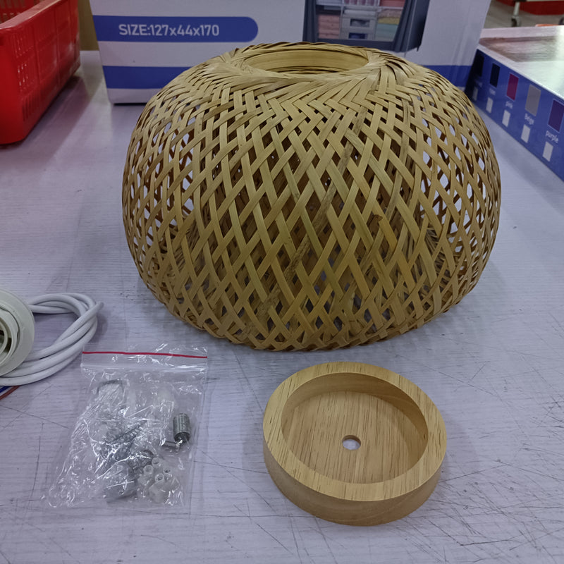 Bamboo Woven Simple Japanese Creative Pastoral Chandelier