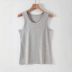Lyocell Cotton Cool-Touch Stretch Slim-Fit Sports Vest