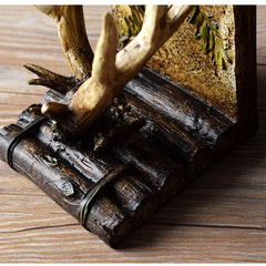Office Decoration Ornament Antler Bookends