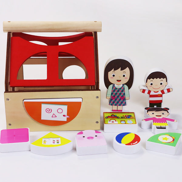 Wooden Farm Matching Early Education Toys